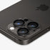AGL05205 - iPhone 14 Pro / 14 Pro Max Optik Pro Lens Protector in black showing the device
